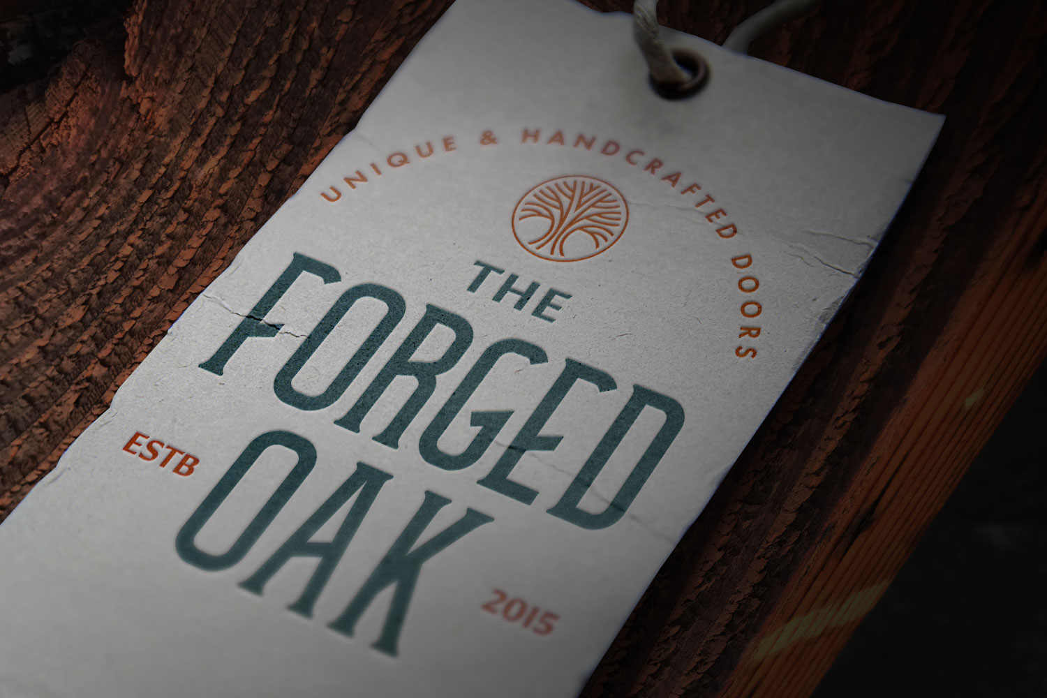 Logo Design and print for the Forged Oak Door Company