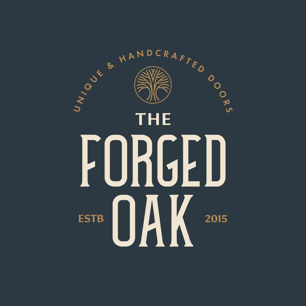 Logo design for the Forged Oak