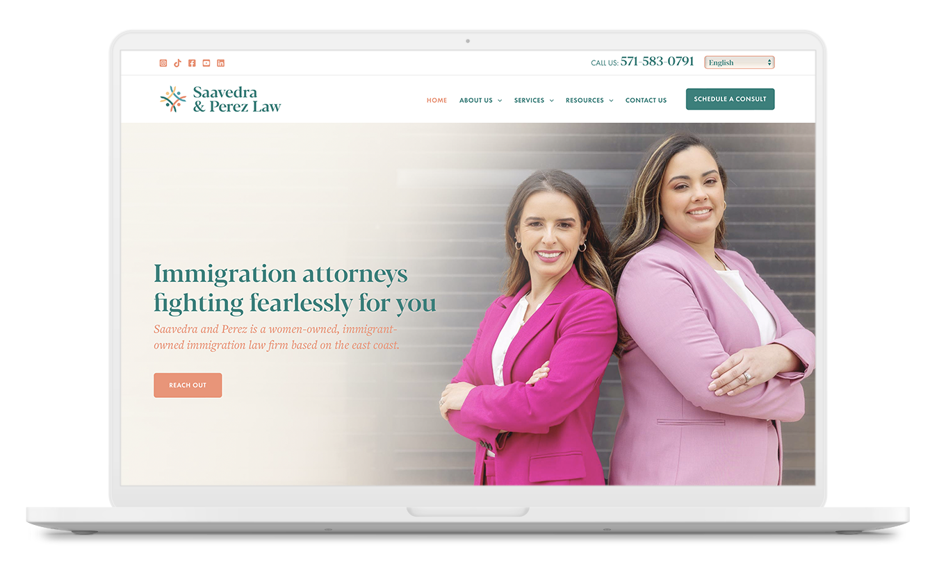 Immigration Law Website Design